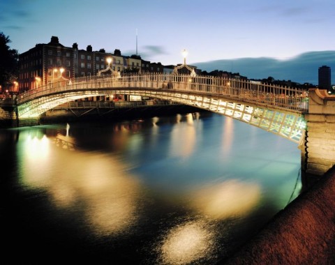 The Happeny Bridge in Dublin